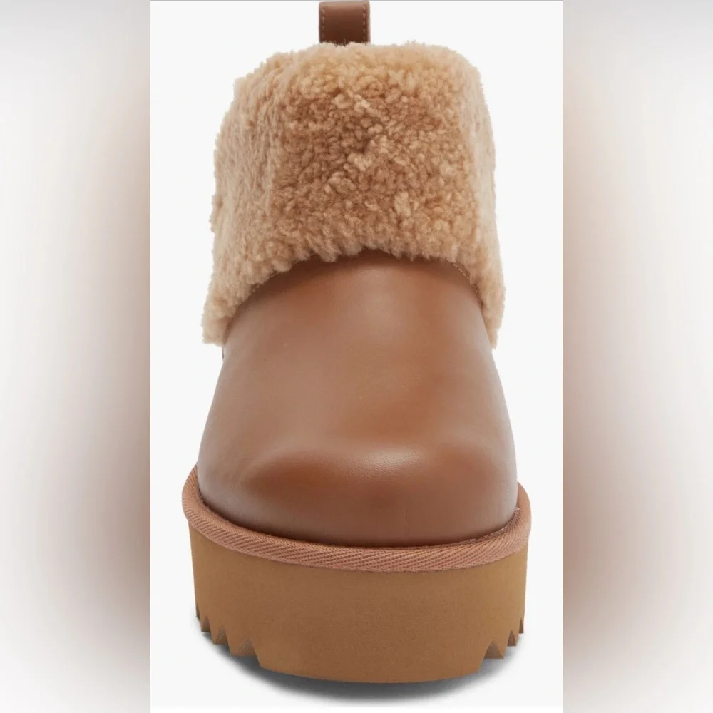 UGG®
Ultra Mini Alina
Curled
Genuine
Shearling
Platform Boot (Women) - Picture 3 of 6
